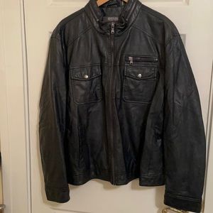 COPY - Kenneth Cole Mens Faux Leather Jacket